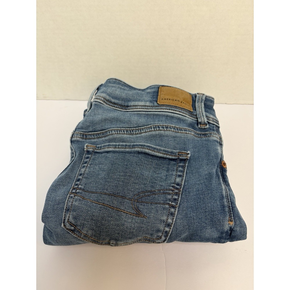 American Eagle Next Level Stretch Kick Boot Mid-Rise Denim Jeans Size 0  Petite
